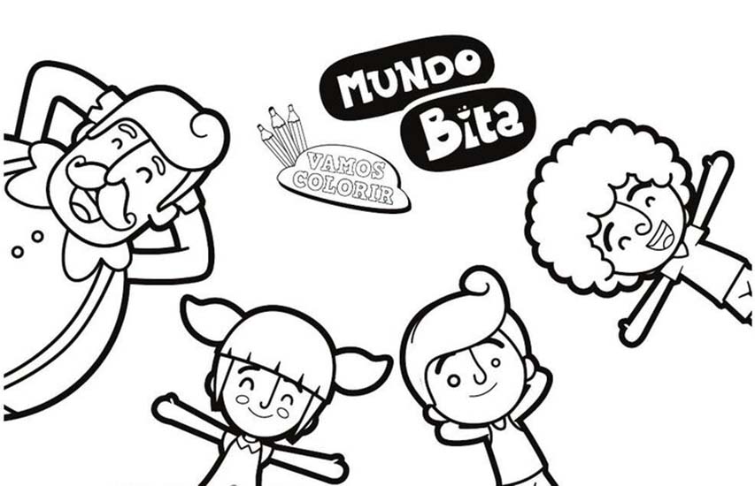 Desenhos de Mundo Bita Imprimível para colorir