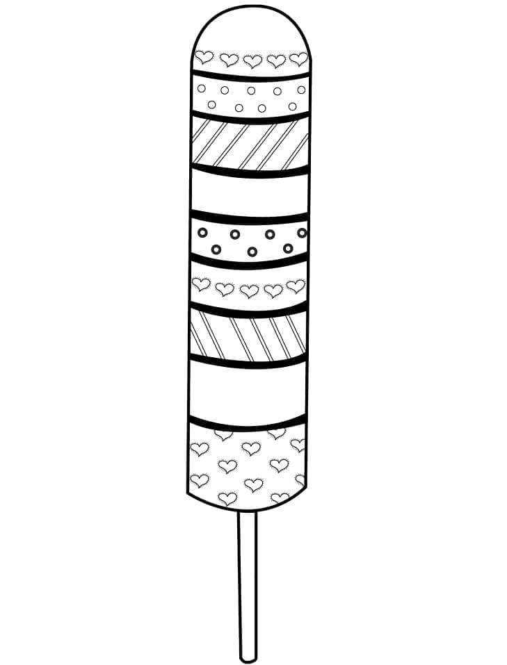 Desenhos de Picolé para Imprimir para colorir