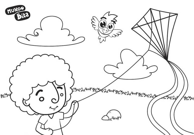 Desenhos de Simples Mundo Bita para colorir