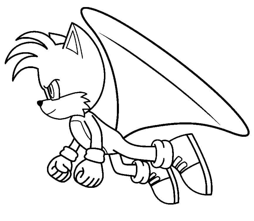 Desenhos de Tails é legal para colorir