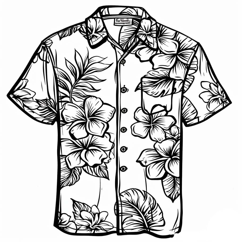 Desenhos de Desenhar camisa boa para colorir