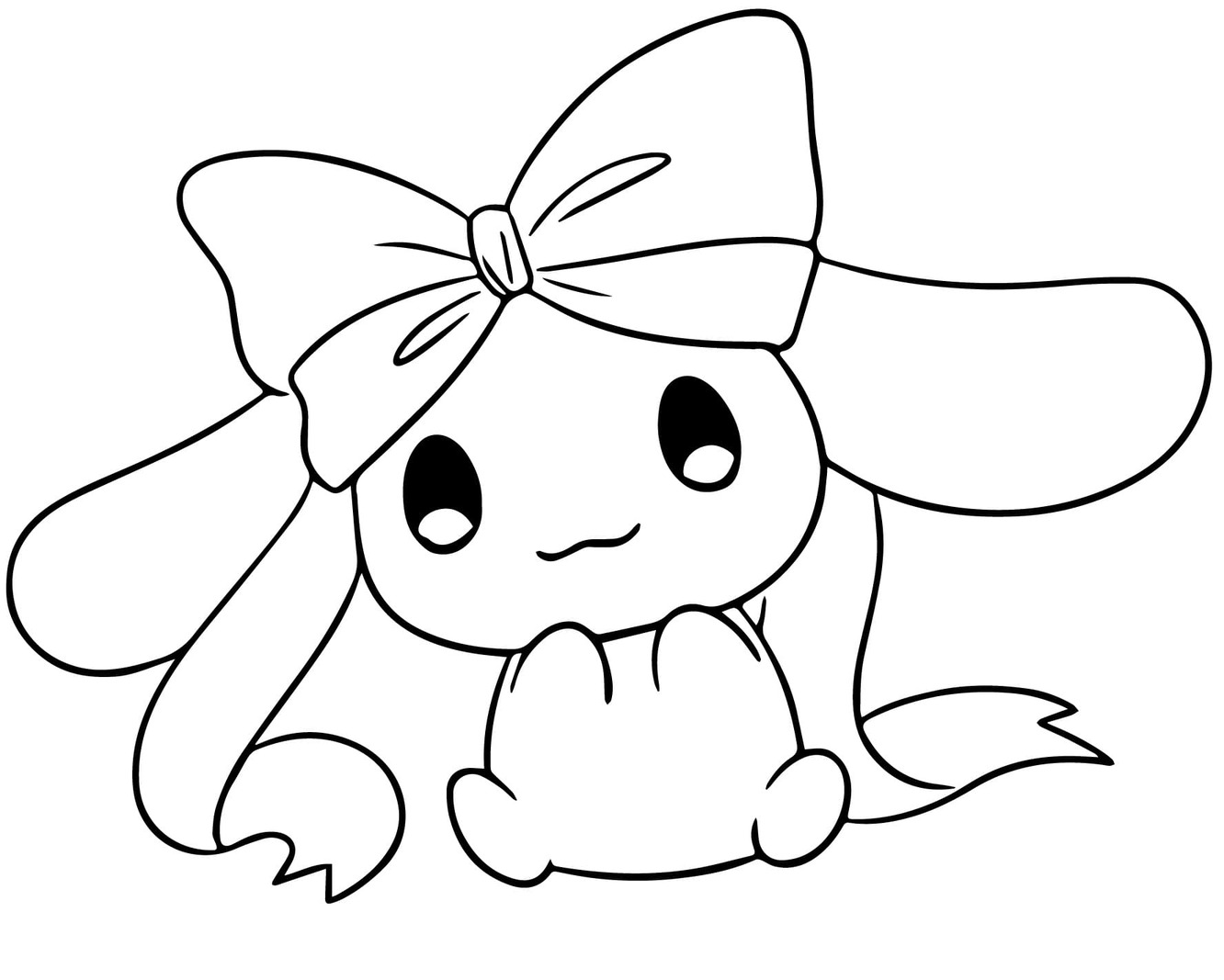 Desenhos de Desenhar Cinnamoroll é fofo para colorir