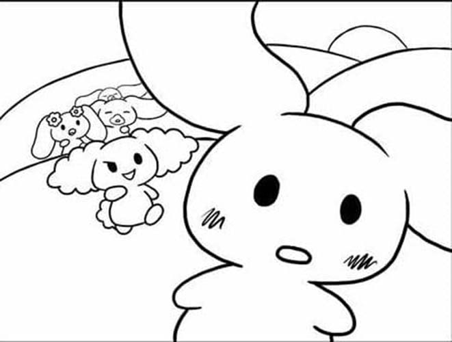 Desenhos de Desenhar Esboço Cinnamoroll Grátis para colorir