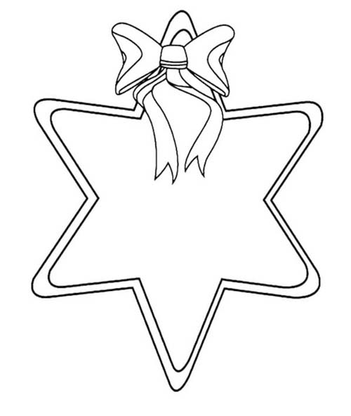 Desenhos de Desenhar Estrela de Natal para colorir