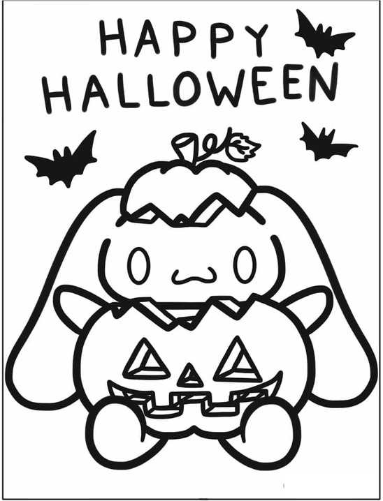 Desenhos de Desenhar Halloween Cinnamoroll para colorir