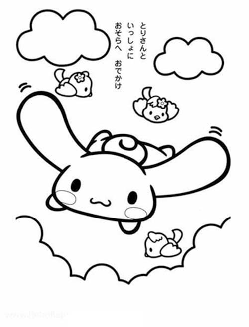 Desenhos de Desenhar Imagem Cinnamoroll Imprimível para colorir