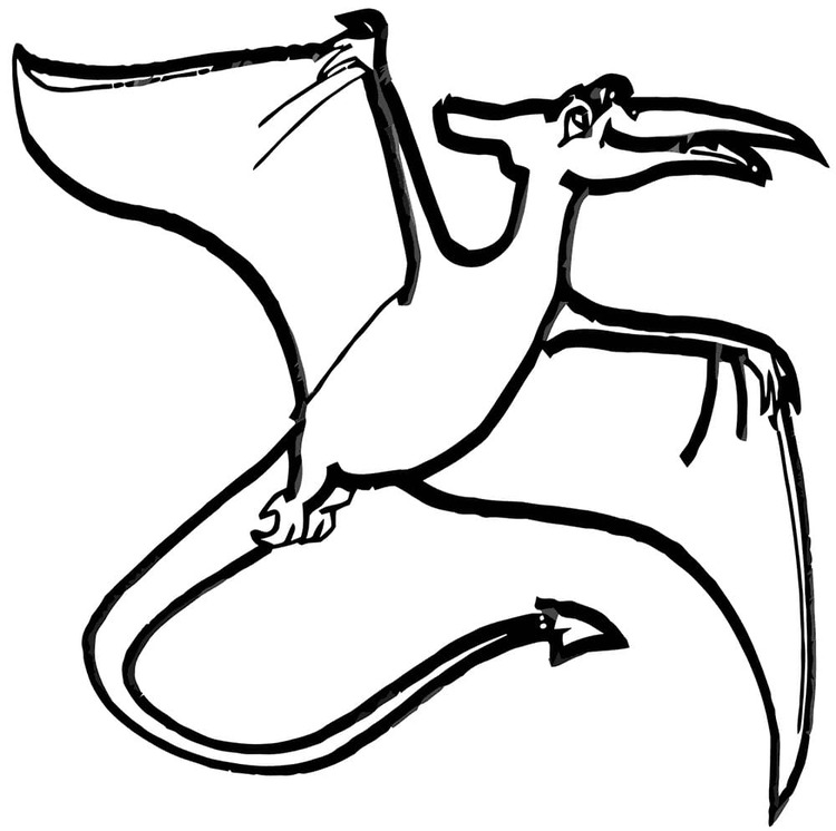 Desenhos de Desenhar grátis Pterodáctilo para imprimir para colorir