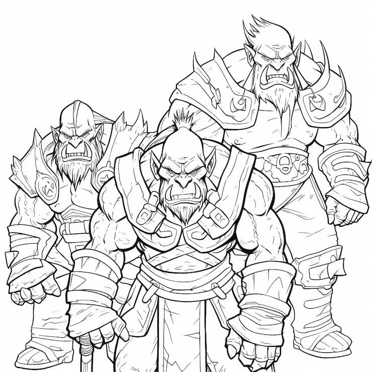 Desenhos de Desenhar imagem de Orc para colorir