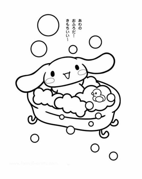 Desenhos de Desenhar imagem grátis do Cinnamoroll para colorir