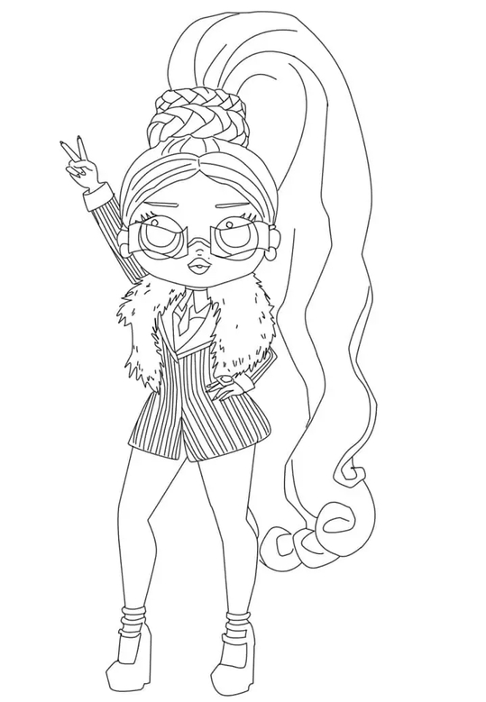 Desenhos de Desenhe LOL OMG Winter Chill Big Wig para colorir