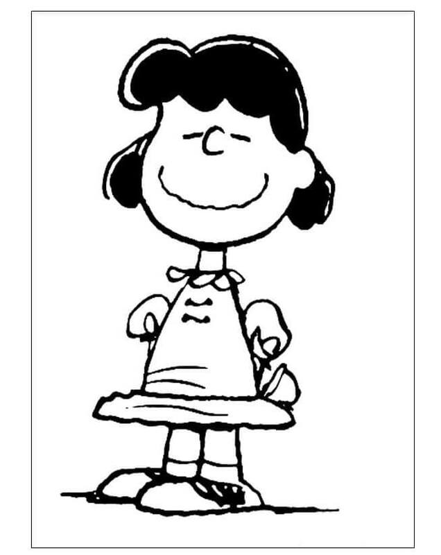 Desenhos de Desenhe Lucy Van Pelt para colorir