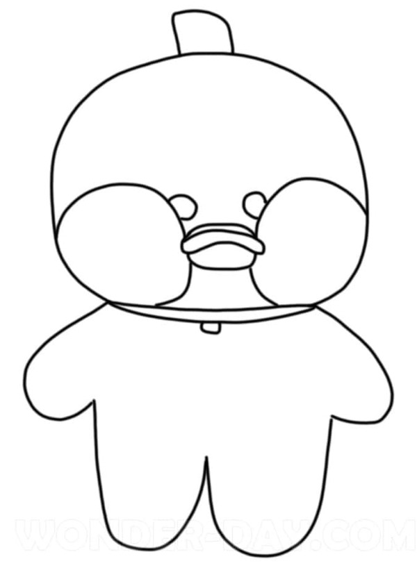 Desenhos de Desenhe Paper Duck Imprimível para colorir