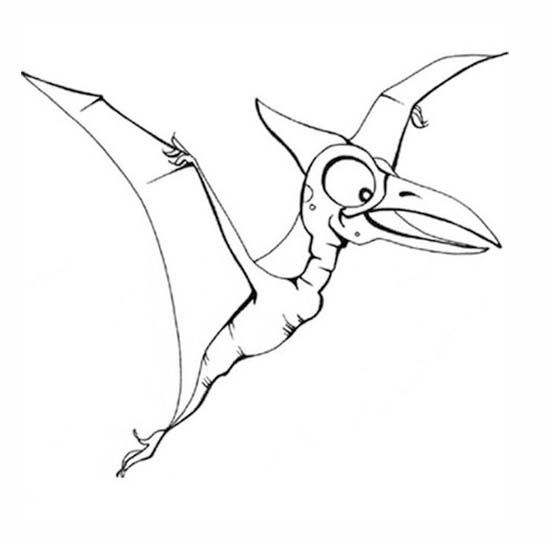 Desenhos de Desenhe Pterodáctilo Incrível para colorir