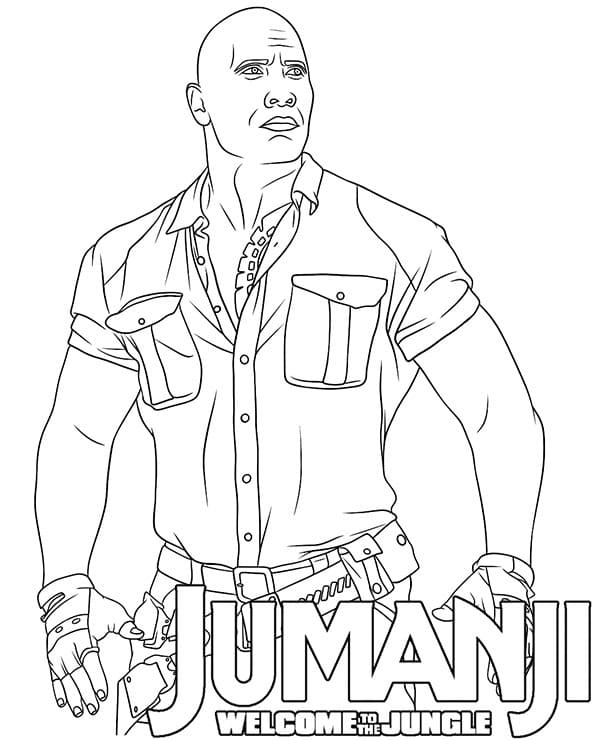 Jumanji Para Colorir