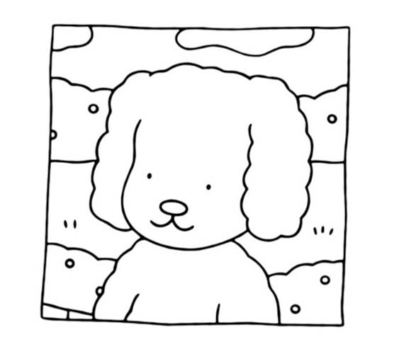 Desenhos de Desenhe o cachorrinho Bobbie Goods para colorir