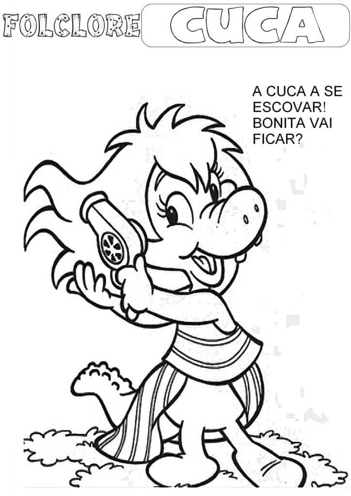 Desenhos de Desenho Cuca básico grátis para colorir