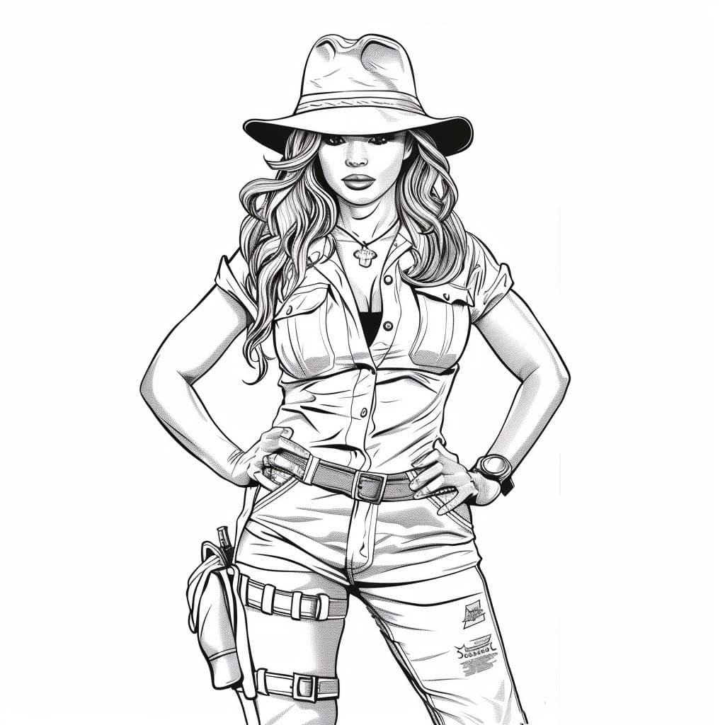 Desenhos de Desenho Personagens Jumanji para colorir