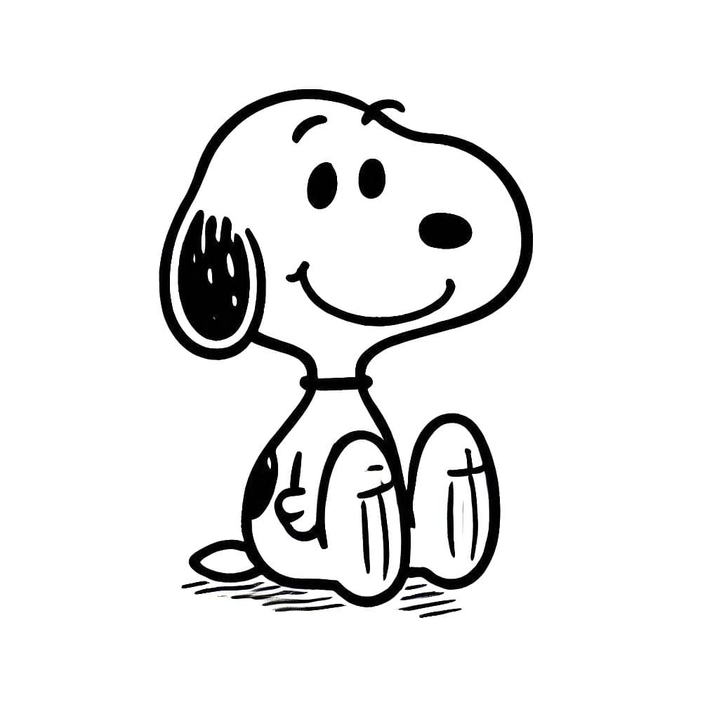 Desenhos de Desenho Snoopy 2 para colorir