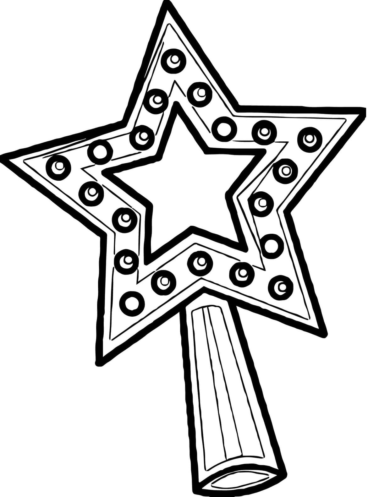 Desenhos de Estrela de Natal Grátis para colorir