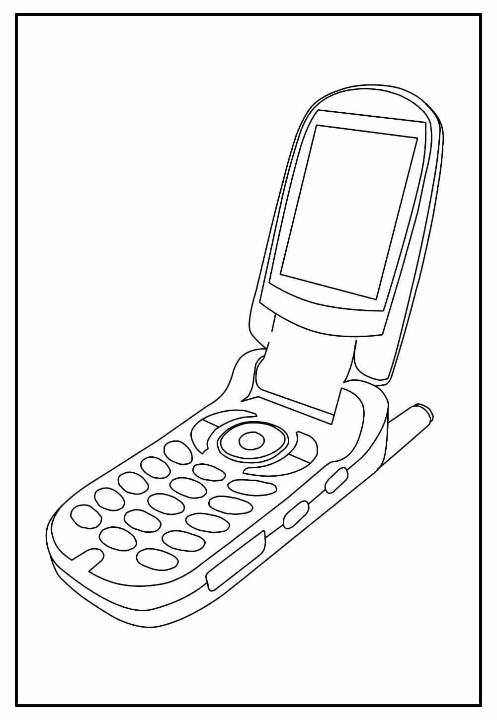 Desenhos de Desenhar Celular normal para colorir