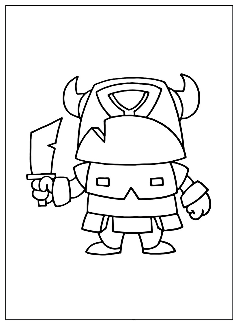 Desenhos de Desenhar Clash of Clans 3 para colorir