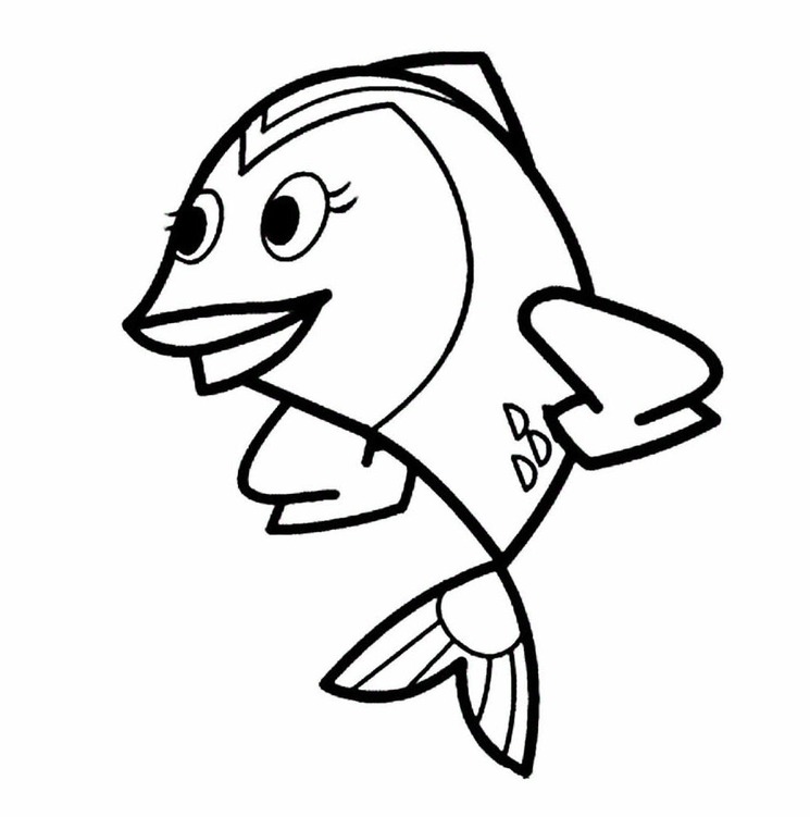 Desenhos de Desenhar Peixonauta fofo para colorir