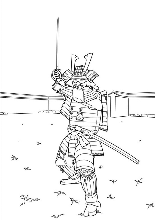 Desenhos de Desenhar Samurai para Imprimir para colorir