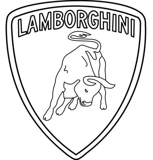 Lamborghini Para Colorir