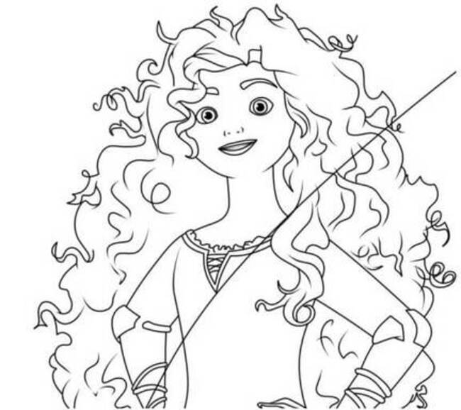 Desenhos de Desenho Grande Merida para colorir