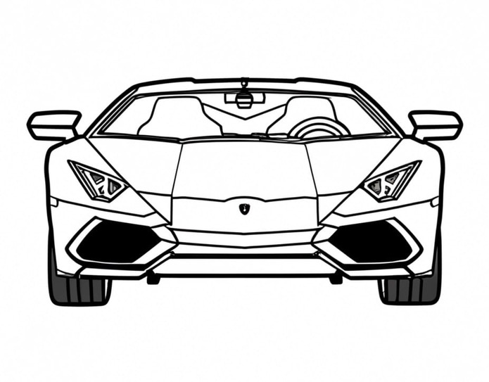 Desenhos de Desenho imagem Lamborghini para colorir