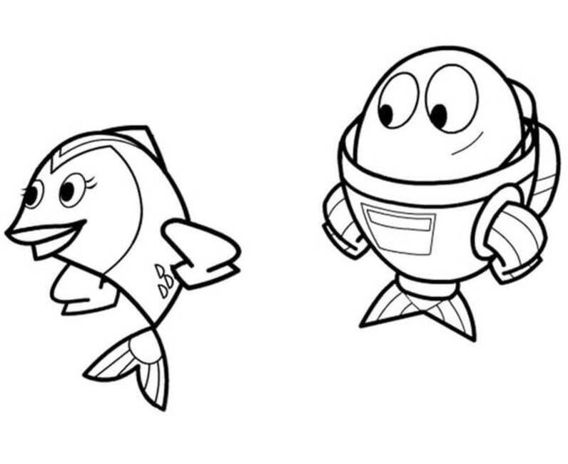 Desenhos de Peixonauta 1 para colorir