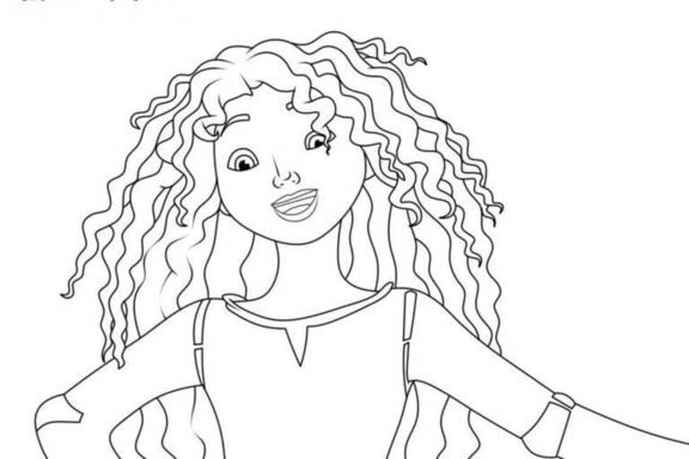 Desenhos de Desenhe Boa Merida para colorir