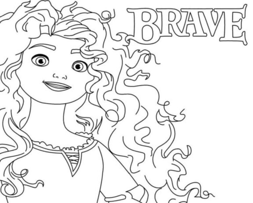 Desenhos de Desenhe Merida Básica para colorir