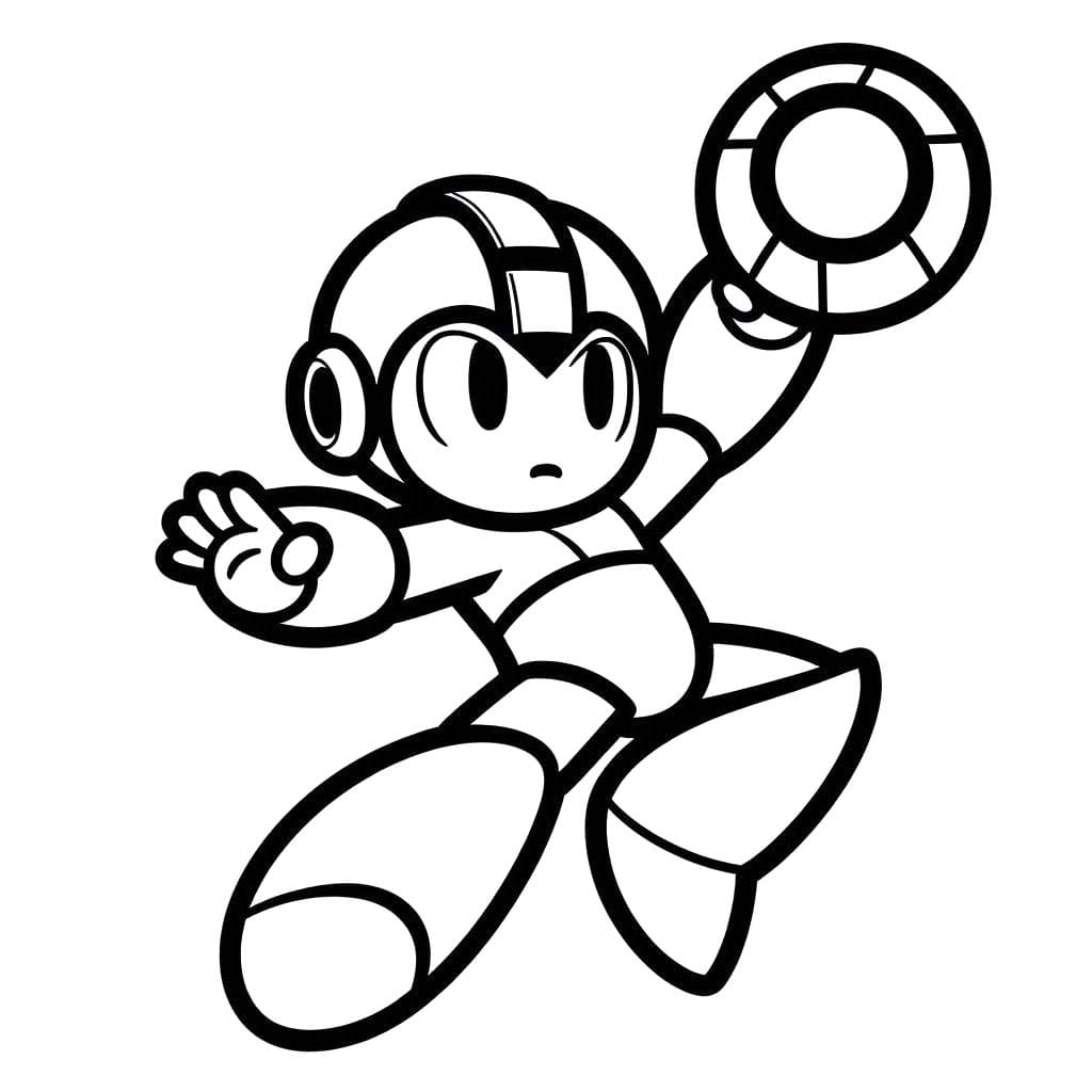 Desenhar Mega Man 2 para colorir