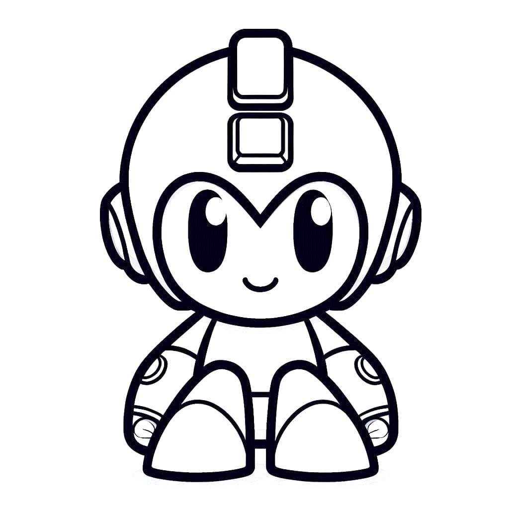 Desenhar Mega Man 4 para colorir