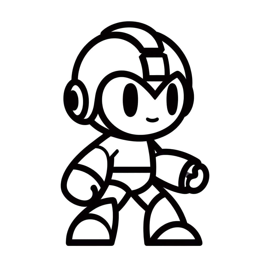 Desenhar Mega Man 6 para colorir