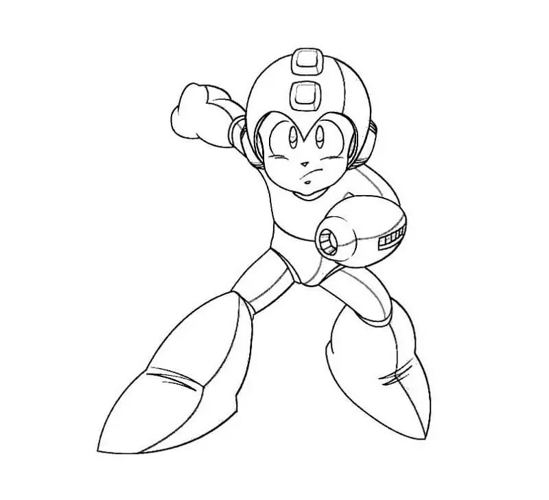 Desenhos de Desenhar Mega Man muito bom para colorir