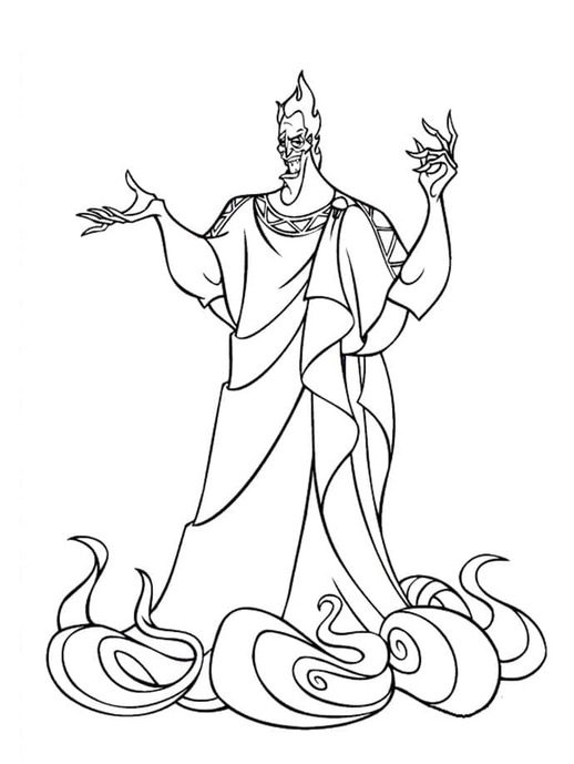 Desenhos de Desenhar hades de disney hércules para colorir