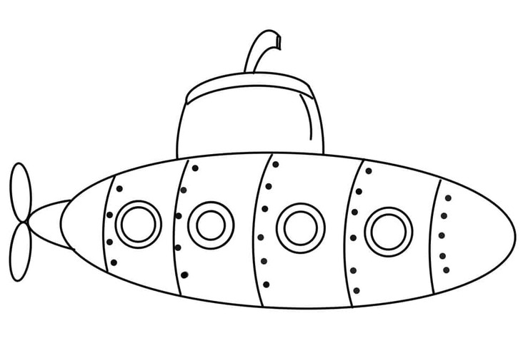 Desenhos de Desenhar submarino grátis para colorir