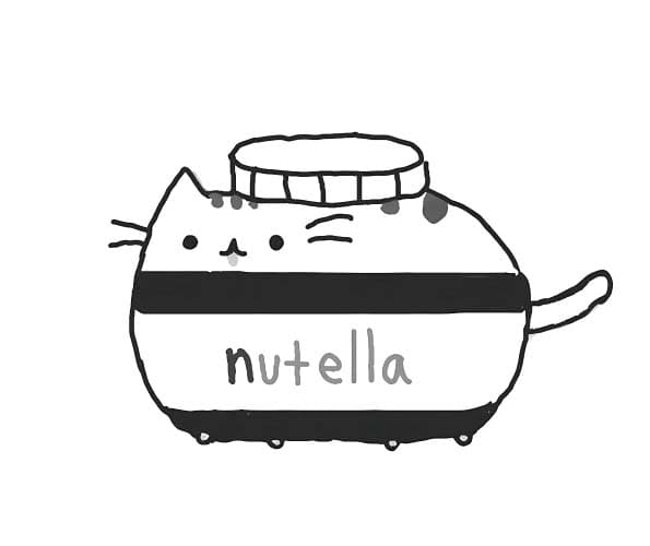 Desenhos de Desenho Nutella imprimir para colorir