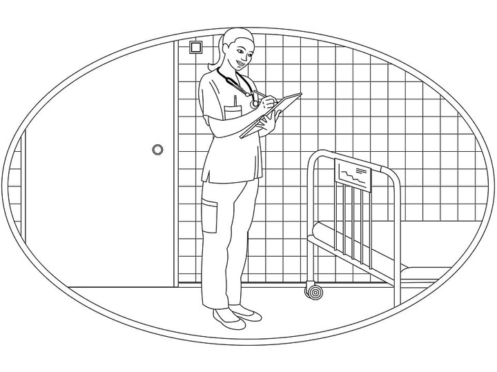 Desenhos de Desenhar Enfermeira para colorir