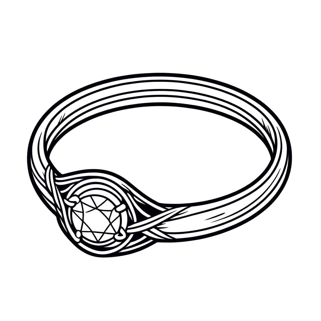 Desenhos de Anel 2 para colorir