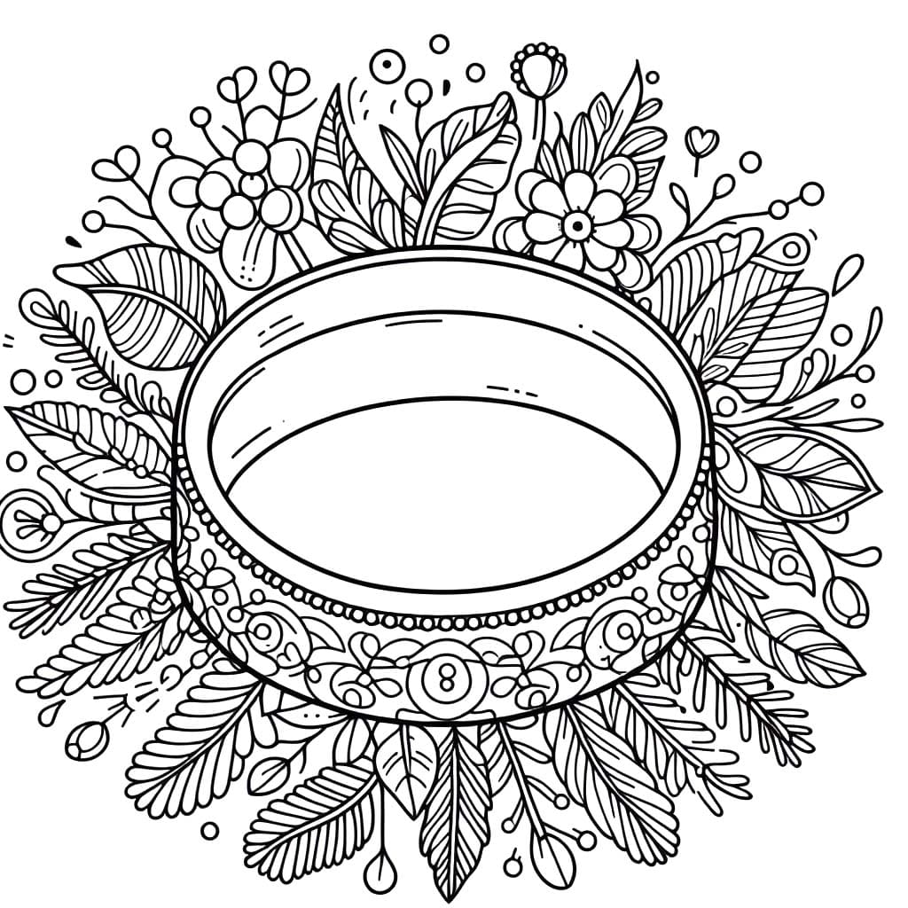 Desenhos de Anel 5 para colorir
