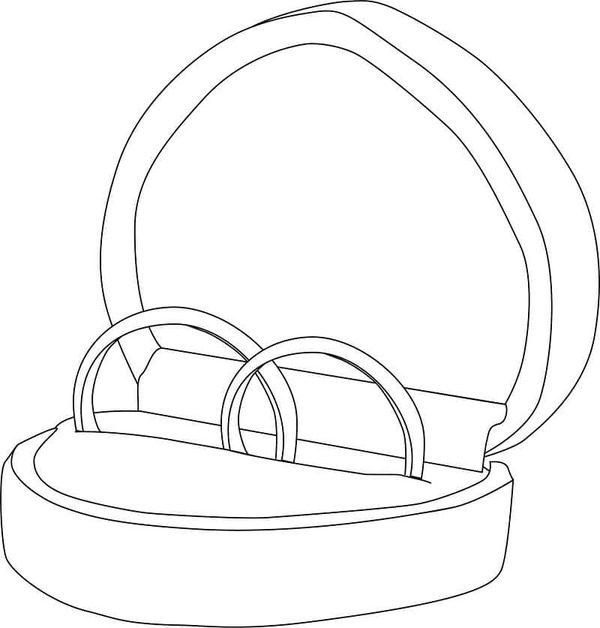 Desenhos de Anel imprimir para crianças para colorir