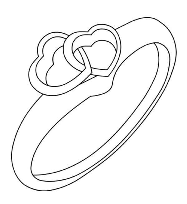 Desenhos de Anel imprimir para colorir