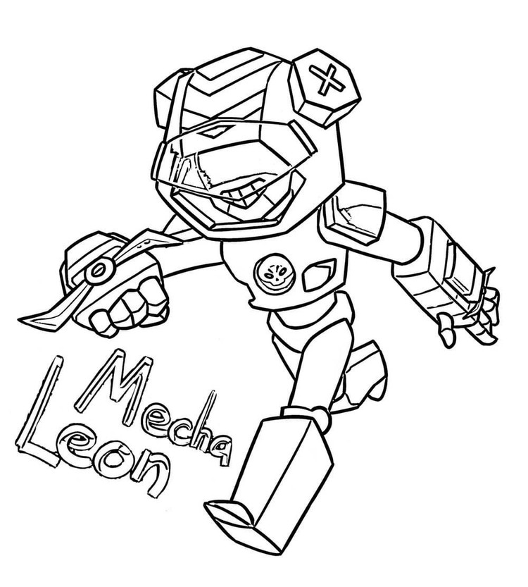 Desenhos de Desenhar Leon Brawl Stars 4 para colorir