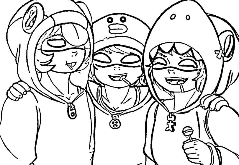 Desenhos de Desenhar Leon Brawl Stars 6 para colorir