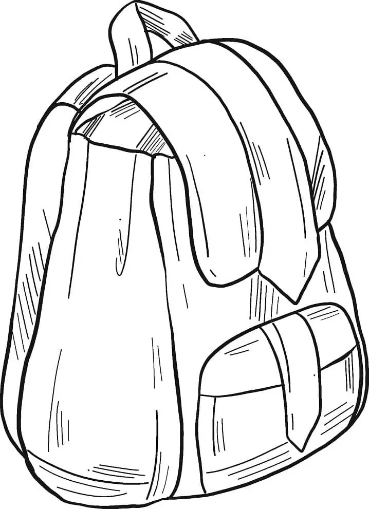 Desenhar Mochila para crianças para colorir