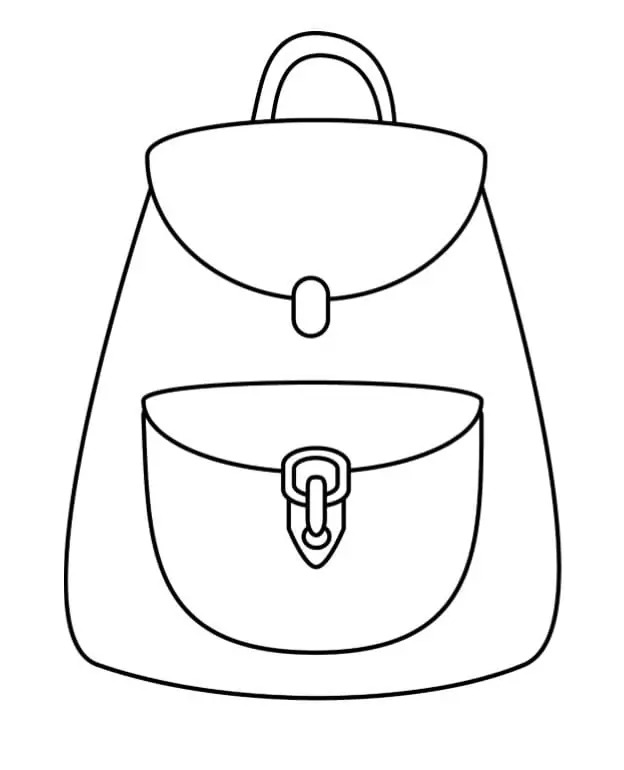 Desenhar Mochila para colorir