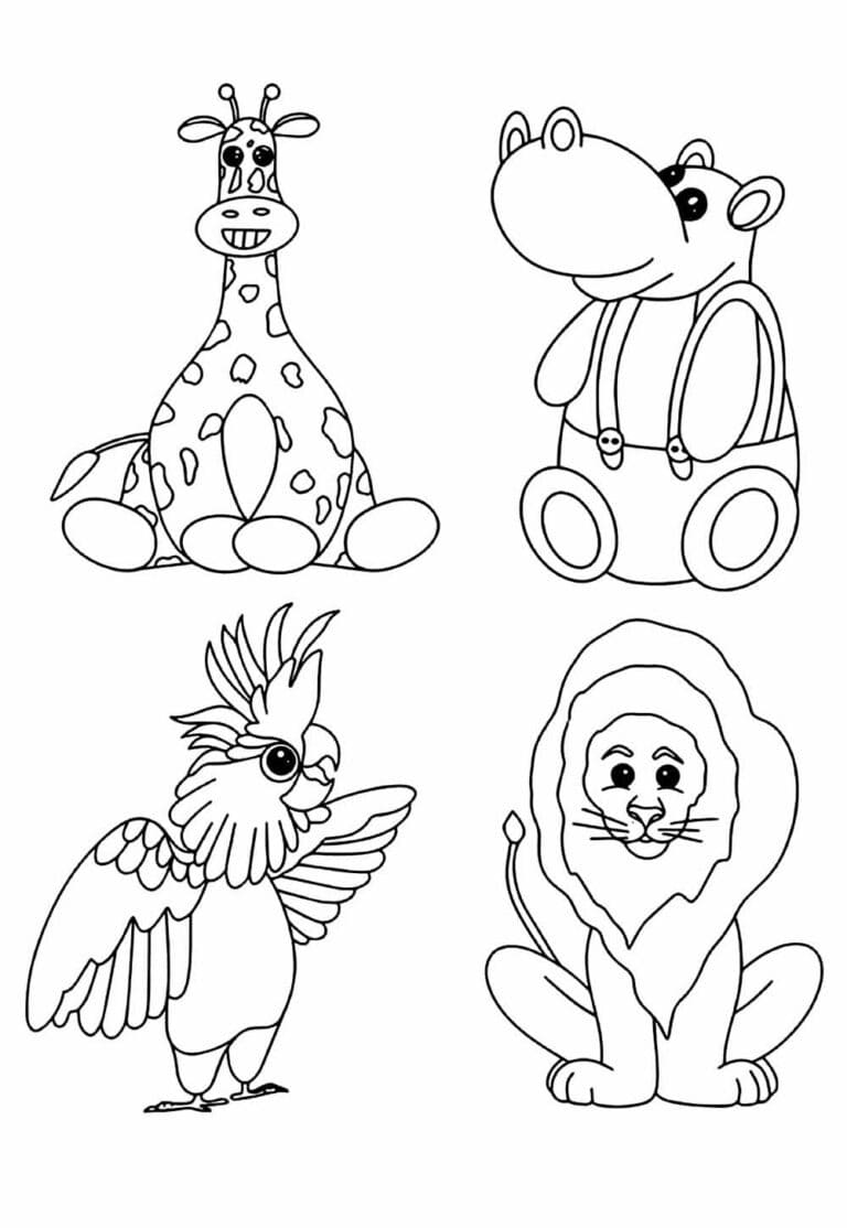 Desenhos de Desenhar Safari 10 para colorir